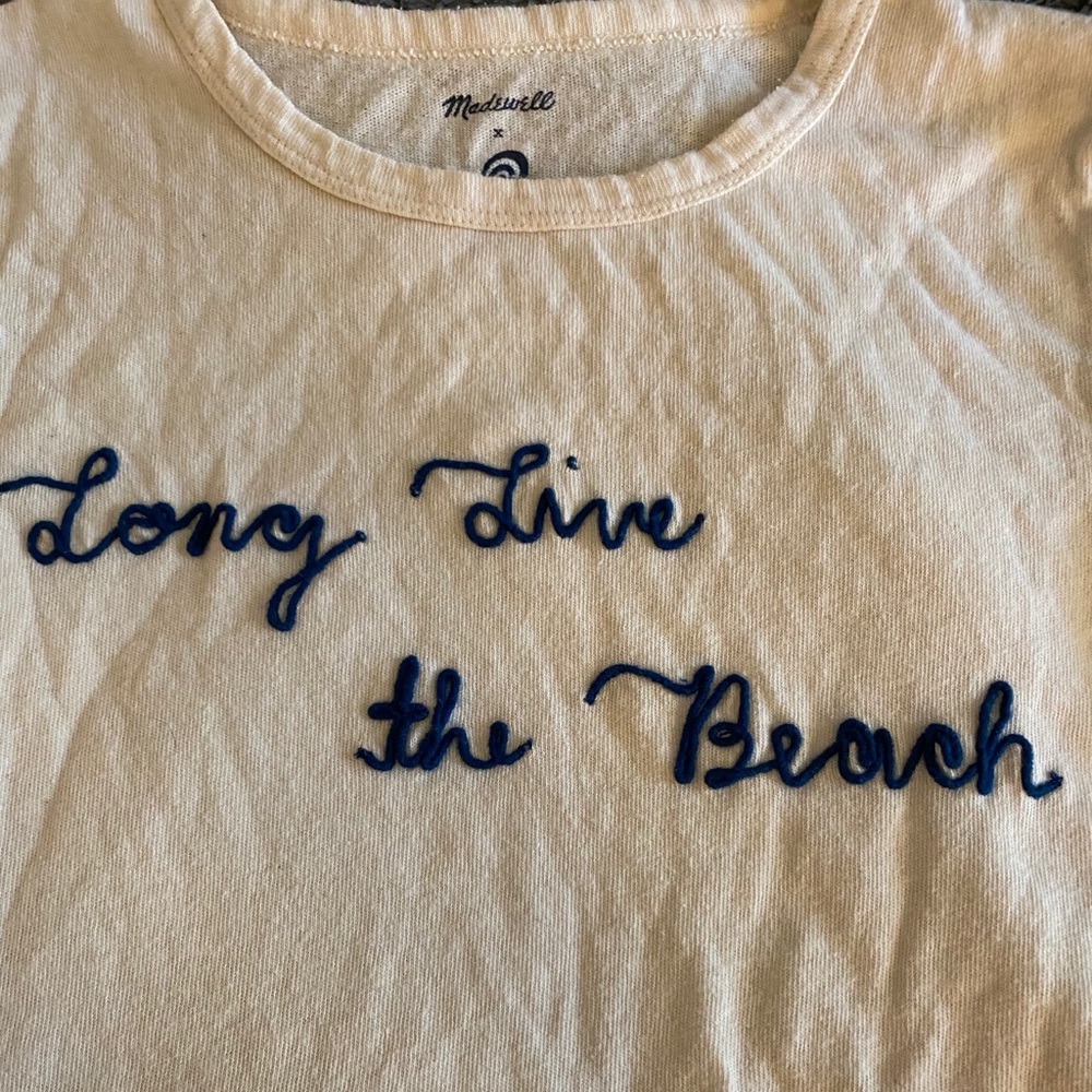 Madewell x Surfrider Foundation linen tee